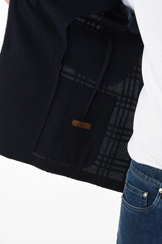 ID drop 7R side vents notch lapel patch pocket IDENTITY blazer