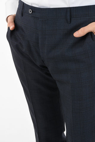side vents notch lapel plaid drop 7R 2-button ACADEMY suit