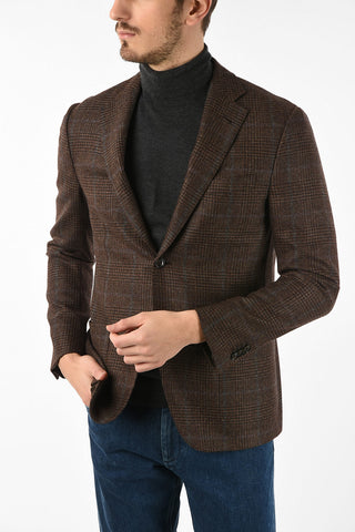 district check drop 7R side vents 2-button GATE blazer
