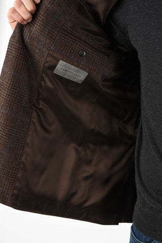 district check drop 7R side vents 2-button GATE blazer