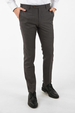 side vents houndstooth drop 7R 3 piece waistcoat ACADEMY suit