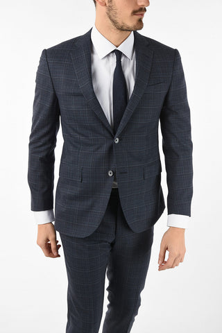 side vents tattersall check drop 7R 2-button ACADEMY suit