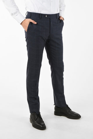 side vents tattersall check drop 7R 2-button ACADEMY suit