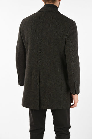 cappotto chesterfield DISCOVERY plain herringbone 3 bottoni
