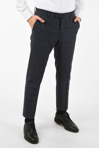 side vents notch lapel tattersall check drop 7R 2-button ACADEMY SOFT suit