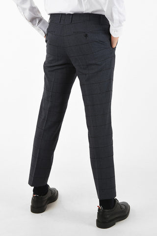 side vents notch lapel tattersall check drop 7R 2-button ACADEMY SOFT suit