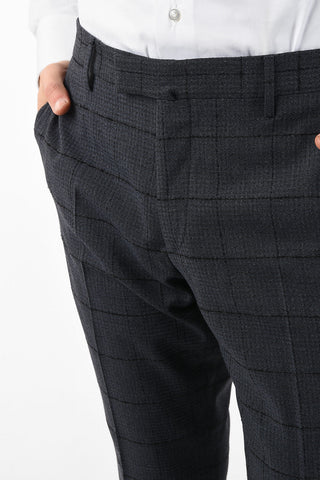 side vents notch lapel tattersall check drop 7R 2-button ACADEMY SOFT suit