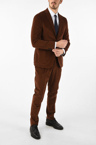 side vents corduroy drop 7R 2-button GATE suit