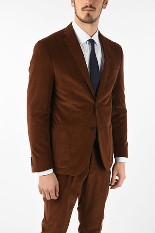 side vents corduroy drop 7R 2-button GATE suit