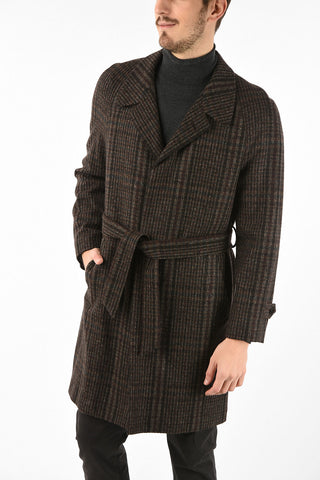 cashmere PIUMA chesterfield coat with Belt