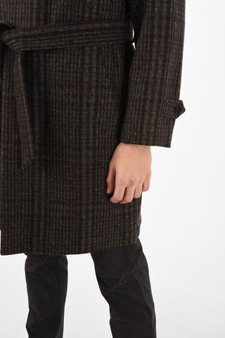 cashmere PIUMA chesterfield coat with Belt