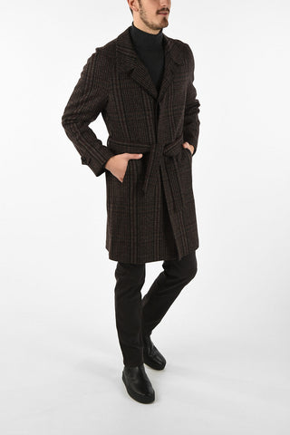 cashmere PIUMA chesterfield coat with Belt