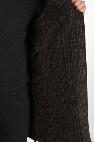 cashmere PIUMA chesterfield coat with Belt