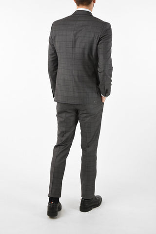 CC COLLECTION side vent notch lapel check drop 7 R RIGHT suit