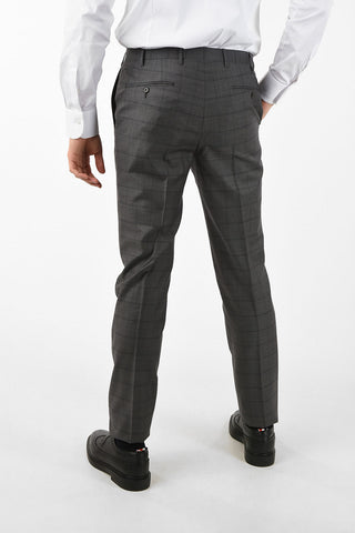 CC COLLECTION side vent notch lapel check drop 7 R RIGHT suit