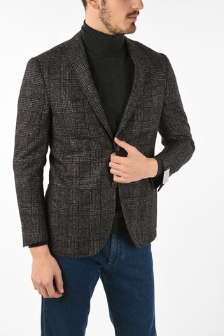 blazer ACADEMY SOFT district check drop 7R due spacchi revers classico