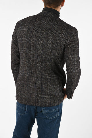 blazer ACADEMY SOFT district check drop 7R due spacchi revers classico