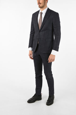side vents houndstooth drop 7R 2-button ACADEMY suit