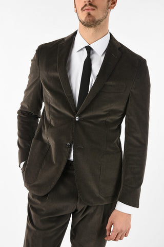 notch lapel corduroy drop 7R 2-button GATE suit