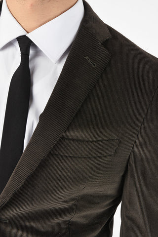 notch lapel corduroy drop 7R 2-button GATE suit