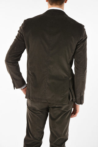 notch lapel corduroy drop 7R 2-button GATE suit