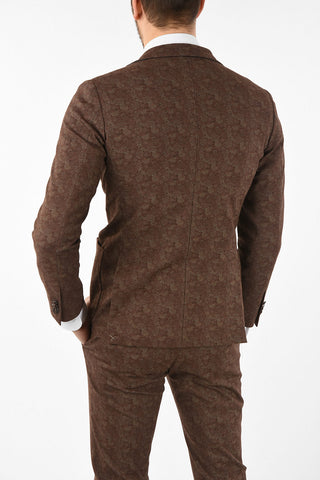 CC COLLECTION blazer SLIM disegno cashmere drop 8R due spacchi revers classico