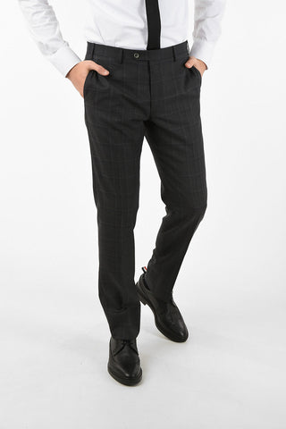 side vents notch lapel check drop 7R 2-button LEADER suit
