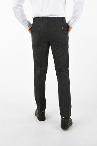 side vents notch lapel check drop 7R 2-button LEADER suit