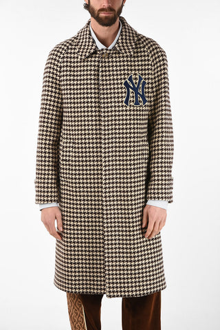 Wool Houndsthooth NEW YORK YANKEES Coat