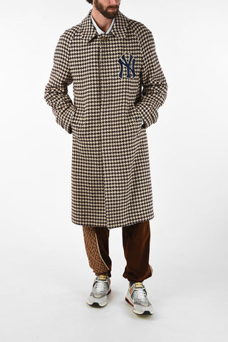 Wool Houndsthooth NEW YORK YANKEES Coat