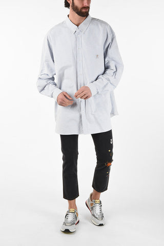 Camicia a Righe Oversize