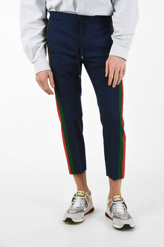 Wool and Mohair Piping Jogger