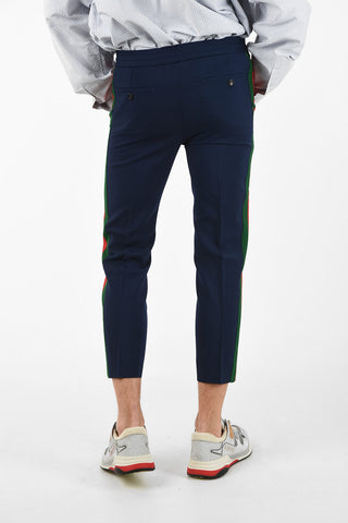 Wool and Mohair Piping Jogger