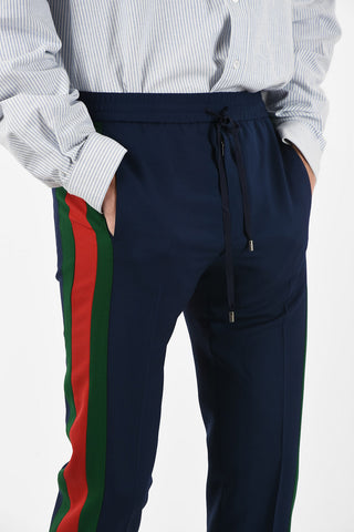 Wool and Mohair Piping Jogger