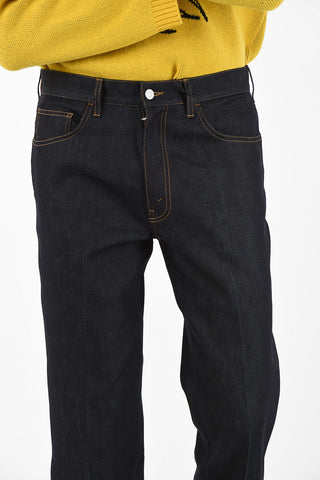 25cm Stretch Denim Wide Leg Jeans