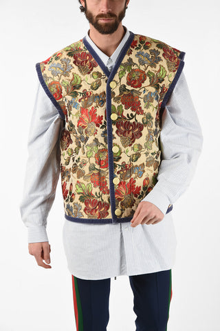 Floral Embroidered Vest
