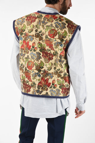 Floral Embroidered Vest