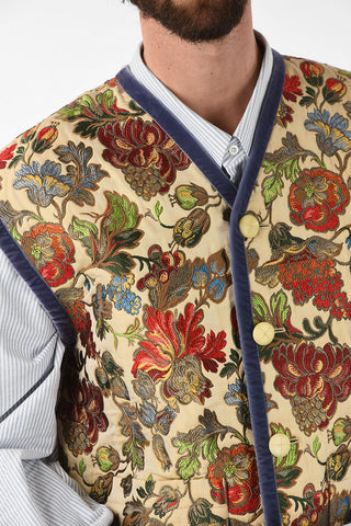 Floral Embroidered Vest