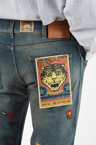 Jeans ALL OVER con Patches 17cm