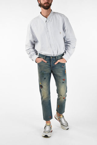 Jeans ALL OVER con Patches 17cm