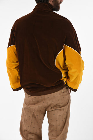 Chenille CHIMONO Sweatshirt with Logo Patch