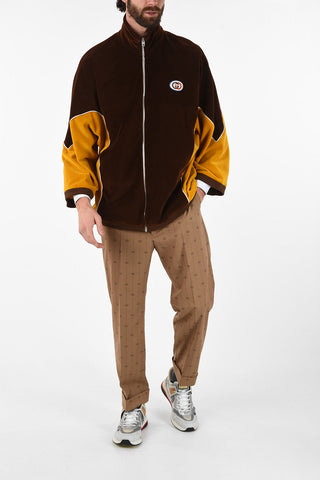 Chenille CHIMONO Sweatshirt with Logo Patch