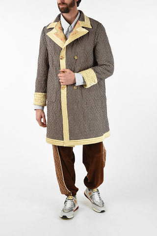 Quilted Reversible Double Breasted Coat