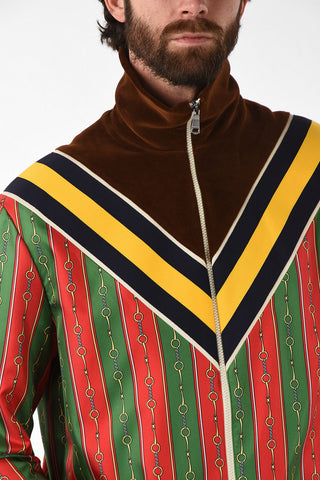 Printed Striped Jacket
