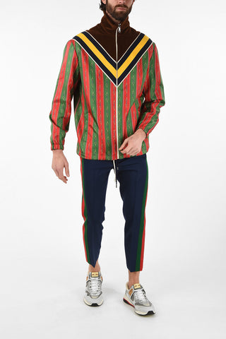 Printed Striped Jacket