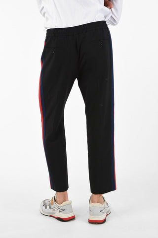 Wool and Mohair Piping Jogger
