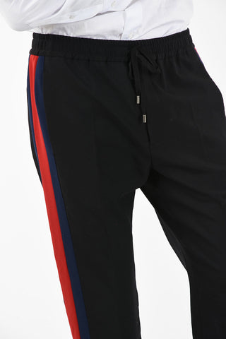 Wool and Mohair Piping Jogger