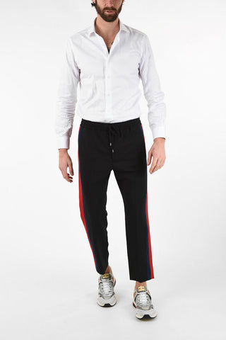 Wool and Mohair Piping Jogger