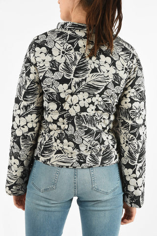 Lightweight Floral Printed Reversible EARINE-ERRE Down Jacket