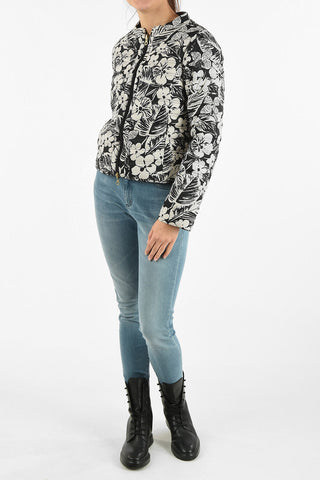 Lightweight Floral Printed Reversible EARINE-ERRE Down Jacket